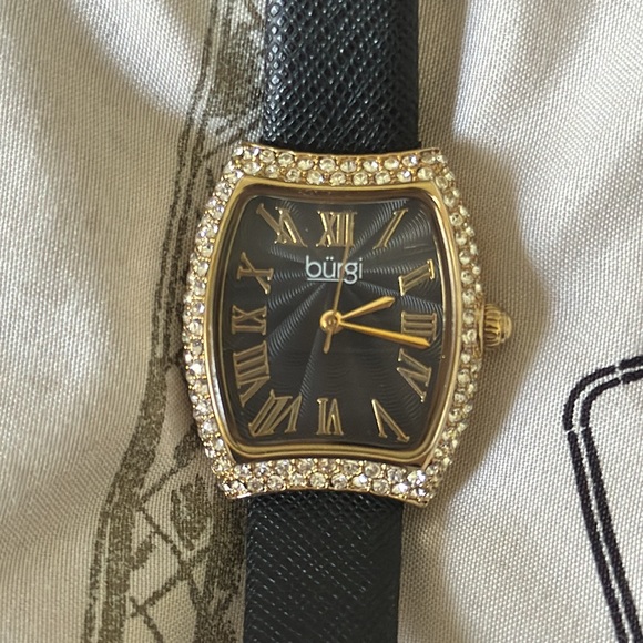 Burgi Leather Band Watch - Picture 5 of 16